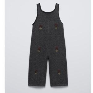 Zara Sleeveless Knit Overalls